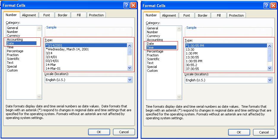 Excel Date & Time